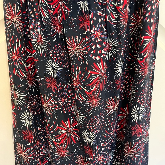Sail to Sable Halter Fireworks Silk Maxi Dress Women’s Size Medium M EUC - Picture 5 of 7